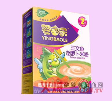 嬰寶樂(lè)三文魚胡蘿卜米粉