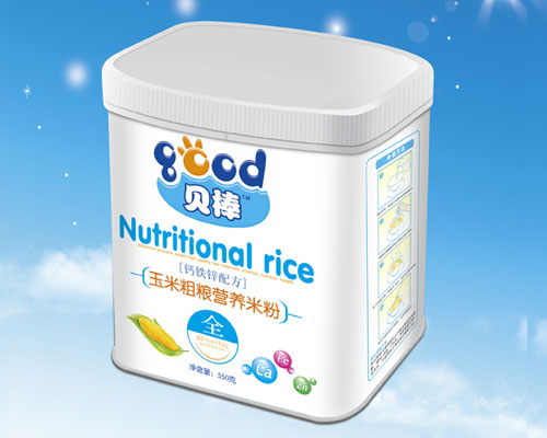 貝棒鈣鐵鋅配方玉米粗糧米粉