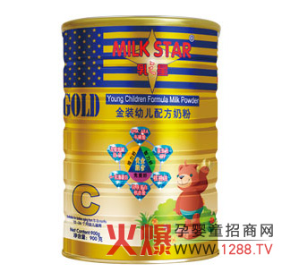乳之星金裝幼兒配方奶粉