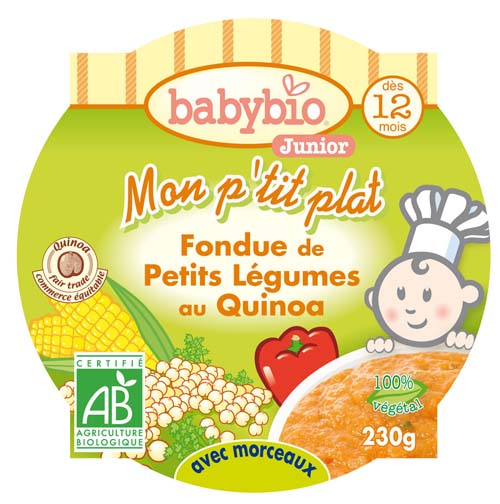 babybio印第安麥蔬菜米粉