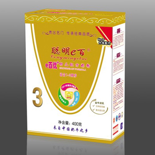 聰明e百金裝e百優(yōu)400G3段奶粉