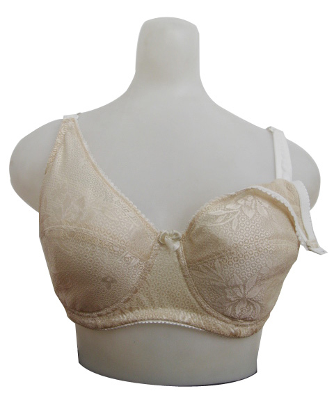 婷峰膚色蕾絲哺乳文胸