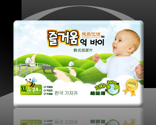 歡樂(lè)億佰韓式紙尿片(XL加大號(hào)24片)