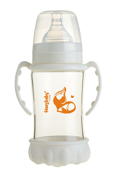 好氏嬰童寬口防摔玻璃奶瓶200ML