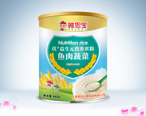 雅思寶魚肉蔬菜優(yōu)+益生元營養(yǎng)米粉