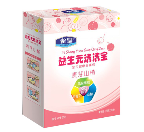 雀皇益生元麥芽山楂清清寶160g