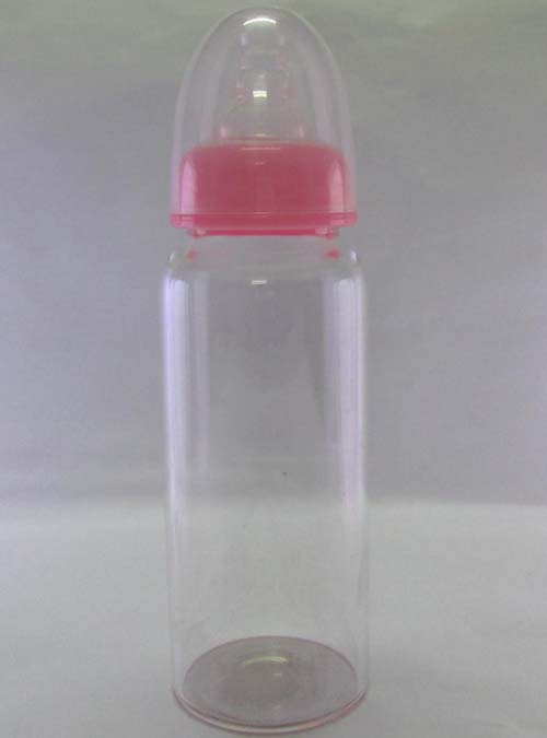 嬰兒寶240ML標(biāo)口徑直身玻璃奶瓶