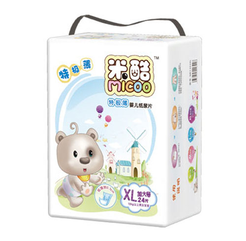 米酷特極薄嬰兒紙尿片(加大號)