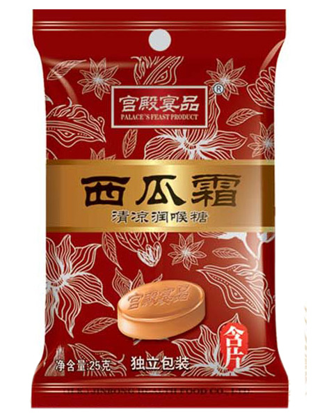宮殿宴品西瓜霜清涼潤(rùn)喉糖25g