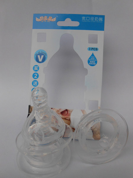 貝多星標(biāo)準(zhǔn)口徑仿真硅膠奶嘴