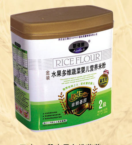 新多樂水果多維蔬菜嬰兒營養(yǎng)米粉2段