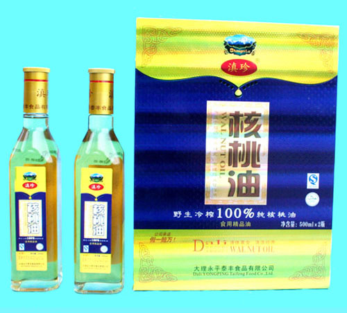 滇珍核桃油藍色禮盒