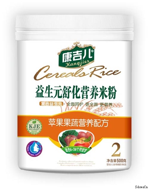 康吉兒益生元舒化營(yíng)養(yǎng)米粉二段