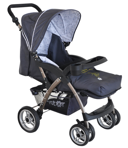 貝之星嬰兒推車H3010型灰色