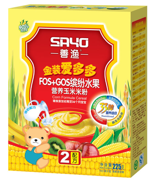 善漁金裝愛(ài)多多繽紛水果營(yíng)養(yǎng)玉米米粉