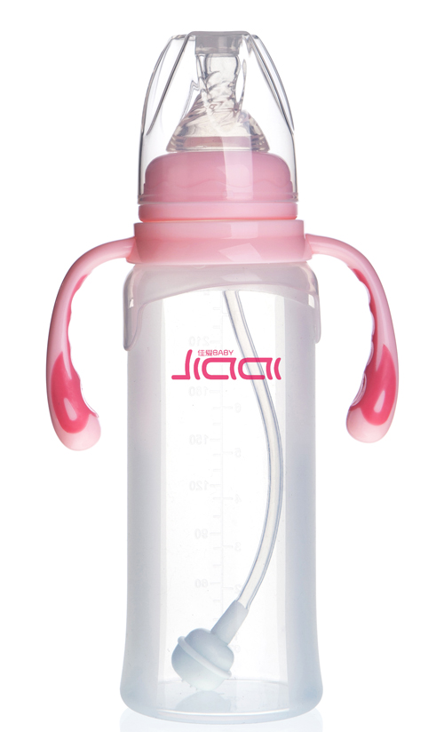 佳愛自動硅膠奶瓶(標(biāo)準(zhǔn)口徑)240ml