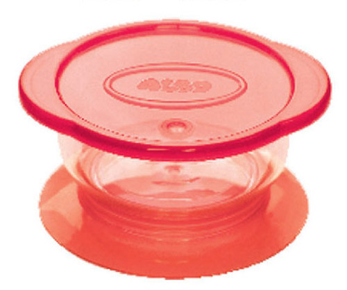 愛樂寶雙耳晶透碗紅色