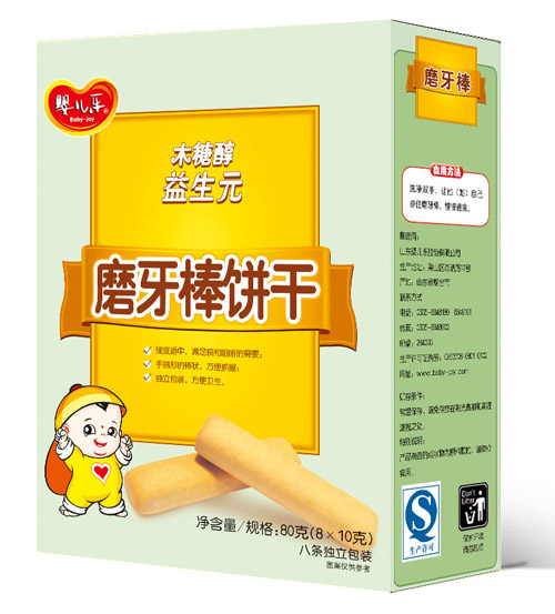 嬰兒樂益生元磨牙餅干80g