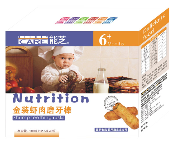 能芝金裝蝦肉磨牙棒