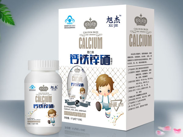 旭杰鈣鐵鋅硒咀嚼片-兒童