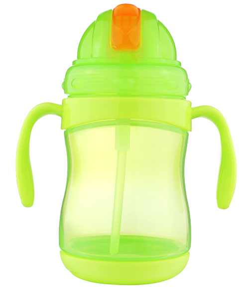 噯唯企鵝型學(xué)飲杯綠色