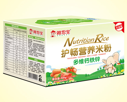 雅思寶護(hù)暢多維鈣鐵鋅營養(yǎng)米粉