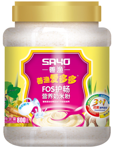 善漁愛(ài)多多FOS護(hù)腸營(yíng)養(yǎng)奶米粉