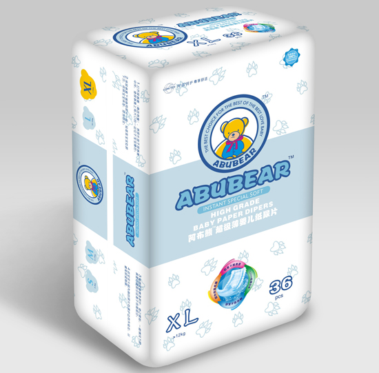 阿布熊超級薄嬰兒紙尿片XL碼36片