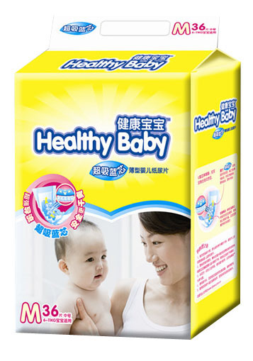 健康寶寶嬰兒紙尿片M36片裝