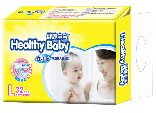 健康寶寶嬰兒紙尿褲L32片裝