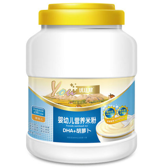 優(yōu)佳健DHA+胡蘿卜嬰幼兒營養(yǎng)米粉