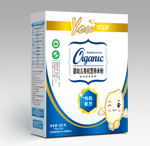 優(yōu)佳健有機(jī)配方嬰幼兒有機(jī)營養(yǎng)米粉盒裝