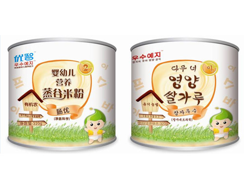 優(yōu)智嬰幼兒營(yíng)養(yǎng)蒸谷米粉罐裝