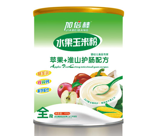 加倍棒蘋果淮山護(hù)腸水果玉米粉全段