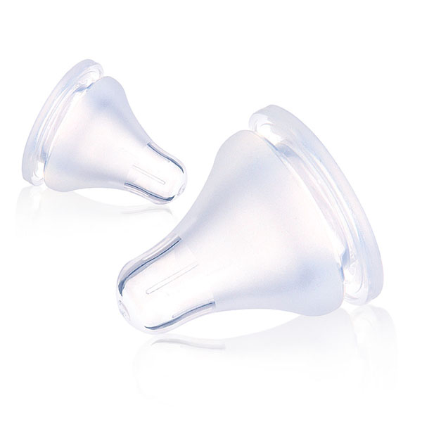 貝樂嘉標口實感硅膠奶嘴兩只裝