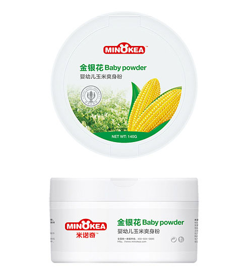 米諾奇嬰幼兒玉米爽身粉140g