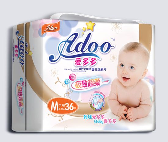 愛多多極致超柔嬰兒紙尿片M碼36片
