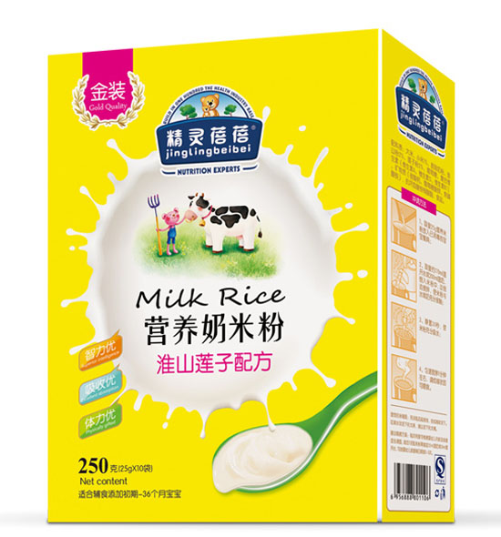 精靈蓓蓓淮山蓮子配方營養(yǎng)奶米粉