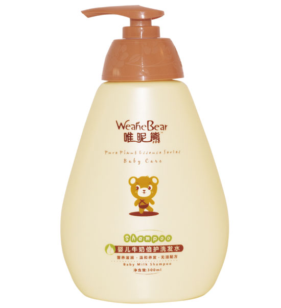 唯昵熊嬰兒牛奶倍護(hù)洗發(fā)水300ml