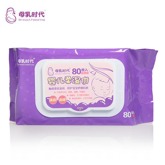 母乳時代嬰兒柔濕巾