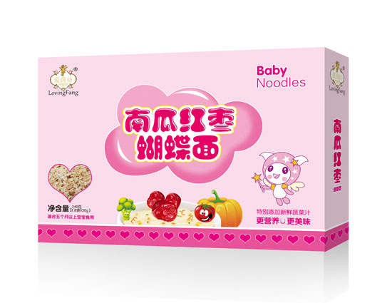 愛茵坊南瓜紅棗蝴蝶面