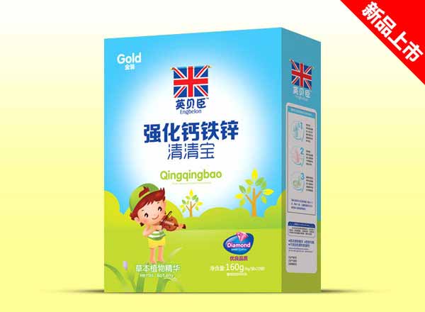 英貝臣清清寶盒裝強(qiáng)化鈣鐵鋅
