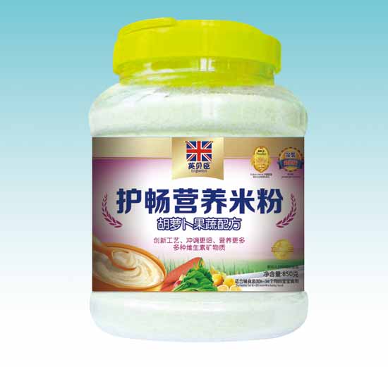 英貝臣胡蘿卜果蔬配方護(hù)腸米粉