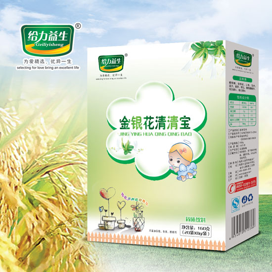 給力益生金銀花清清寶(盒裝)