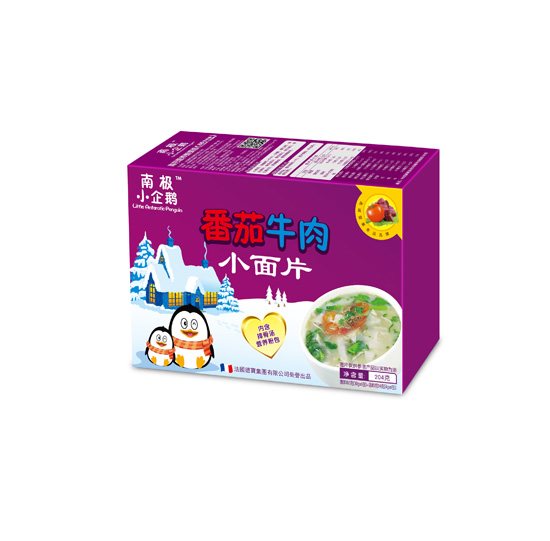 南極小企鵝番茄牛肉小面片204克