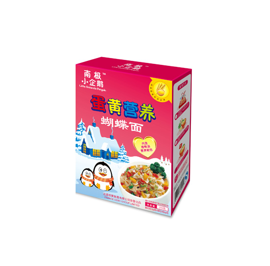 南極小企鵝蛋黃營養(yǎng)蝴蝶面