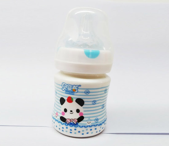 貝嬰奇120ml陶瓷奶瓶(藍)