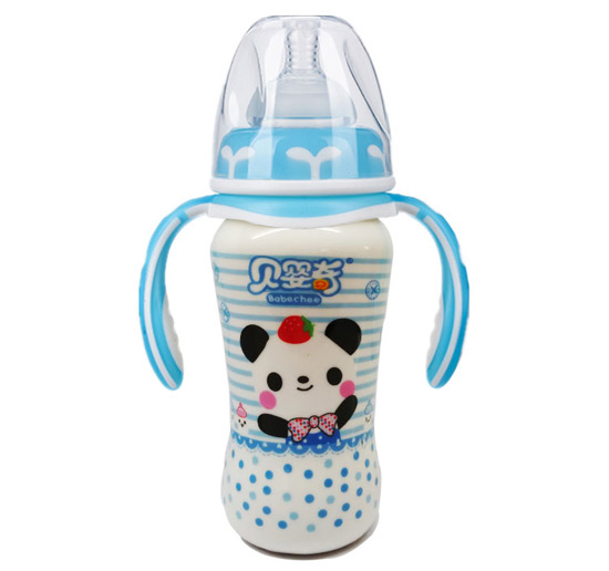 貝嬰奇300ml陶瓷奶瓶(藍(lán))