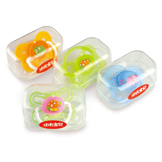 功夫寶貝圓頭安撫奶嘴(多款式混裝)