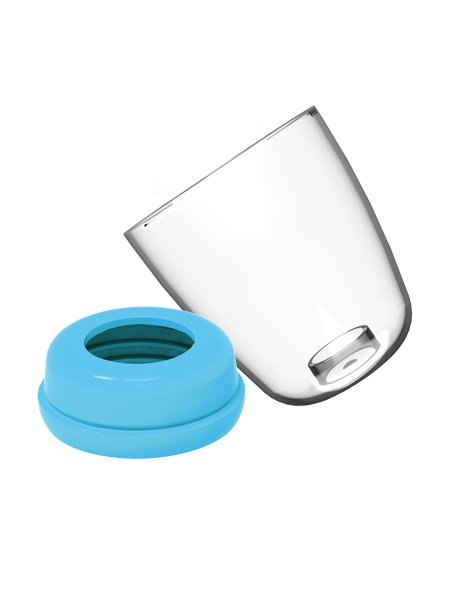 伊斯卡爾標準口徑奶瓶旋蓋組合(藍)